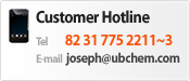Customer Hotline
Tel  82-31-775-2211
E-mail  joseph@ubchem.com